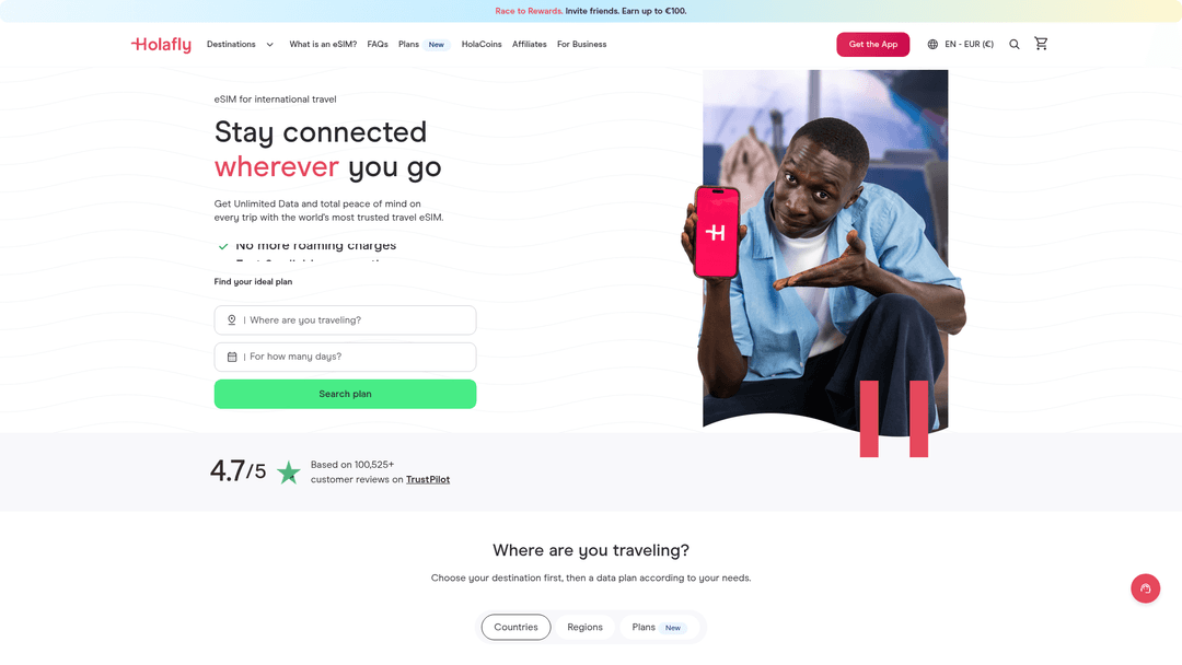 Holafly website