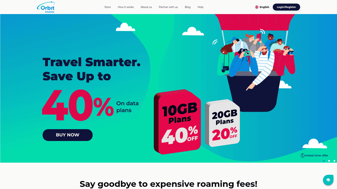 Orbit Mobile website