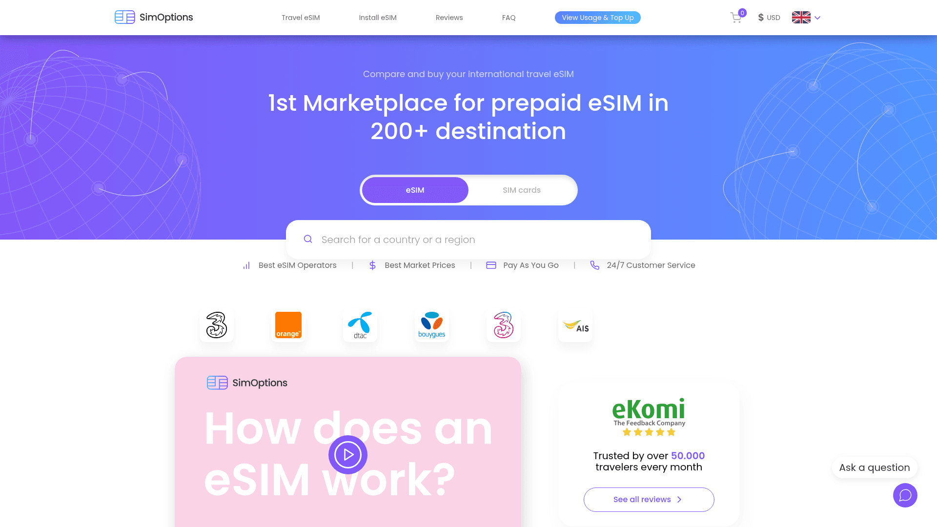 SimOptions website screenshot