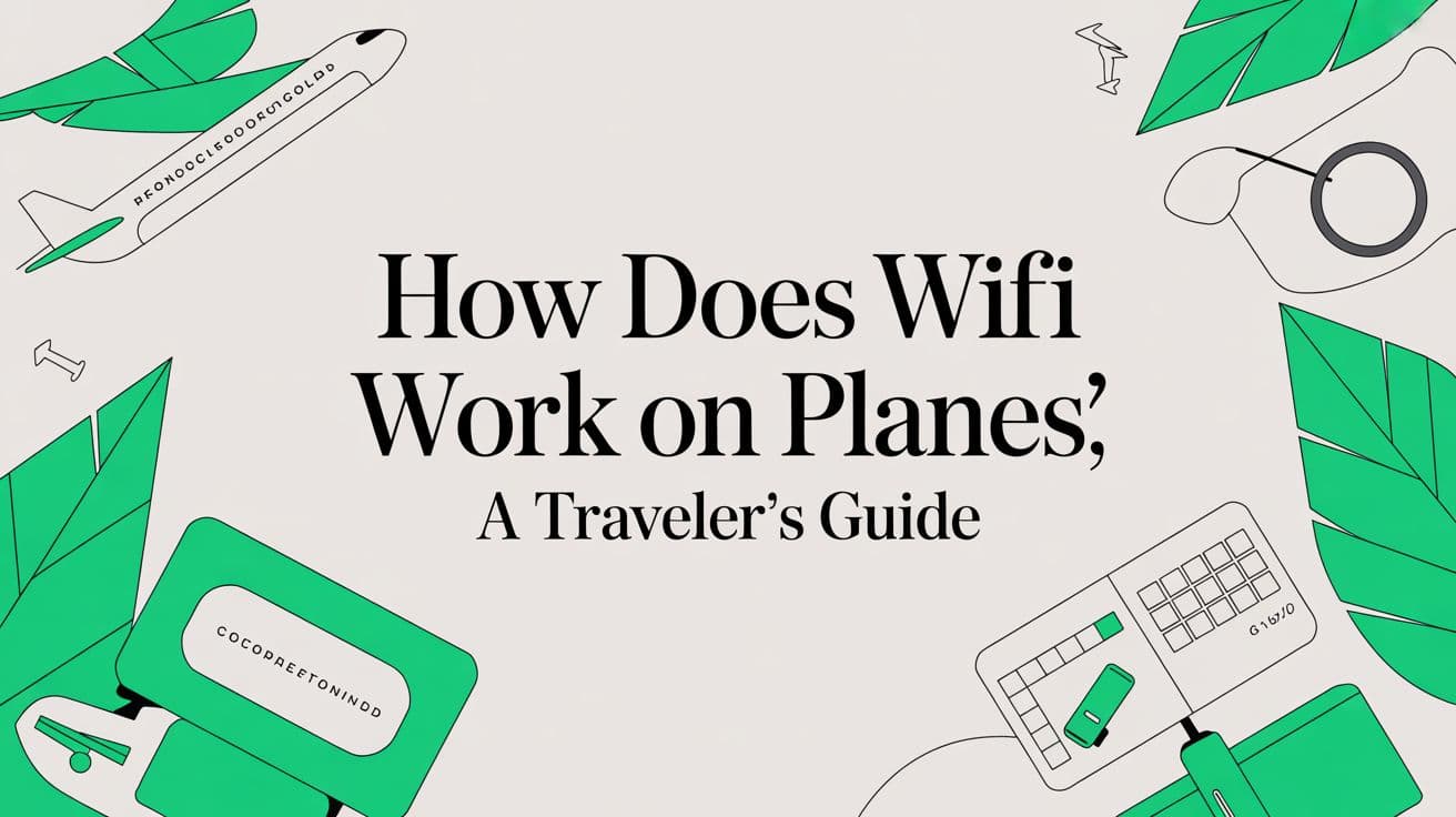 How Does WiFi Work on Planes A Traveler's Guide
