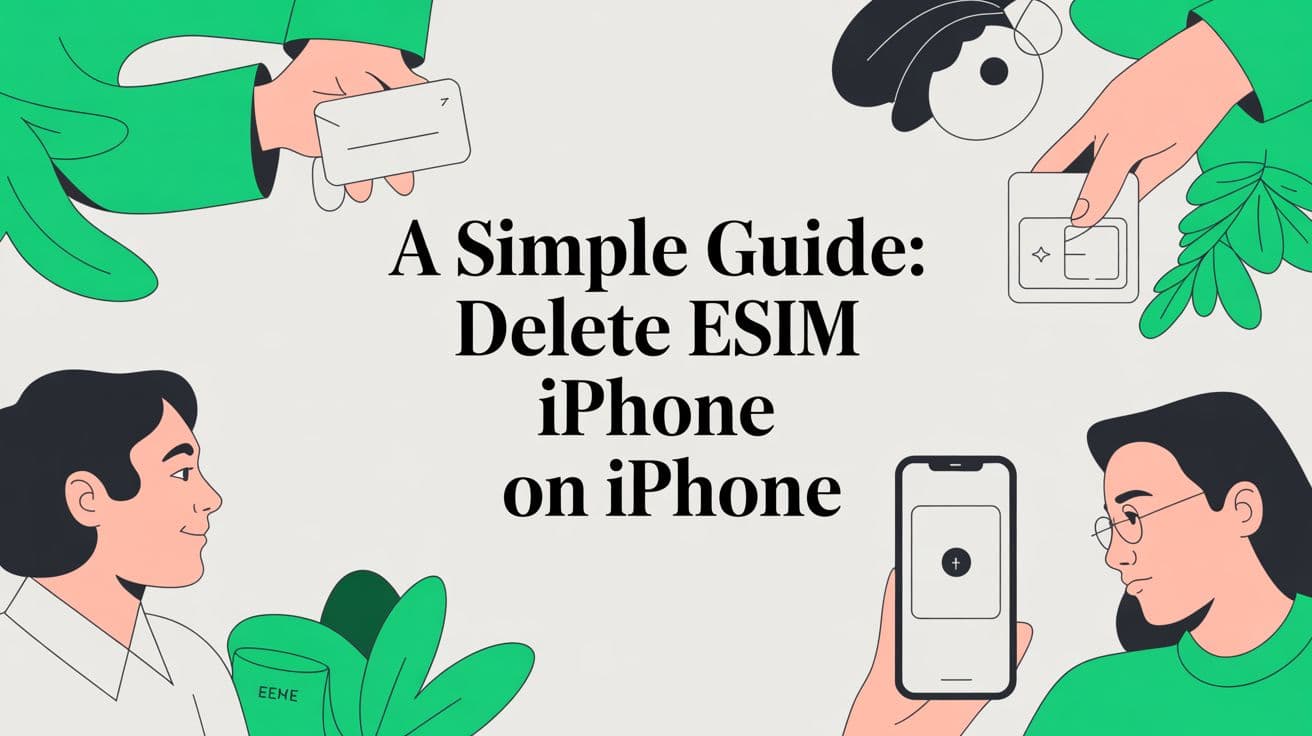 A Simple Guide: delete esim iphone on iPhone