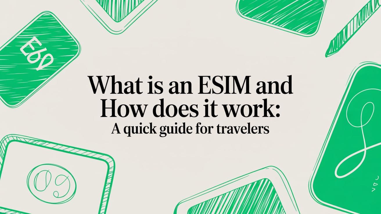 What is an esim and how does it work: A Quick Guide for Travelers
