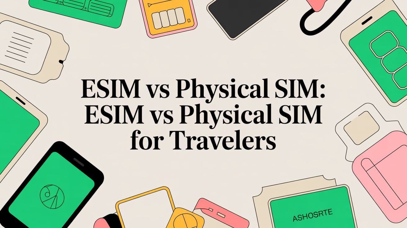 Esim vs Physical Sim: esim vs physical sim for travelers