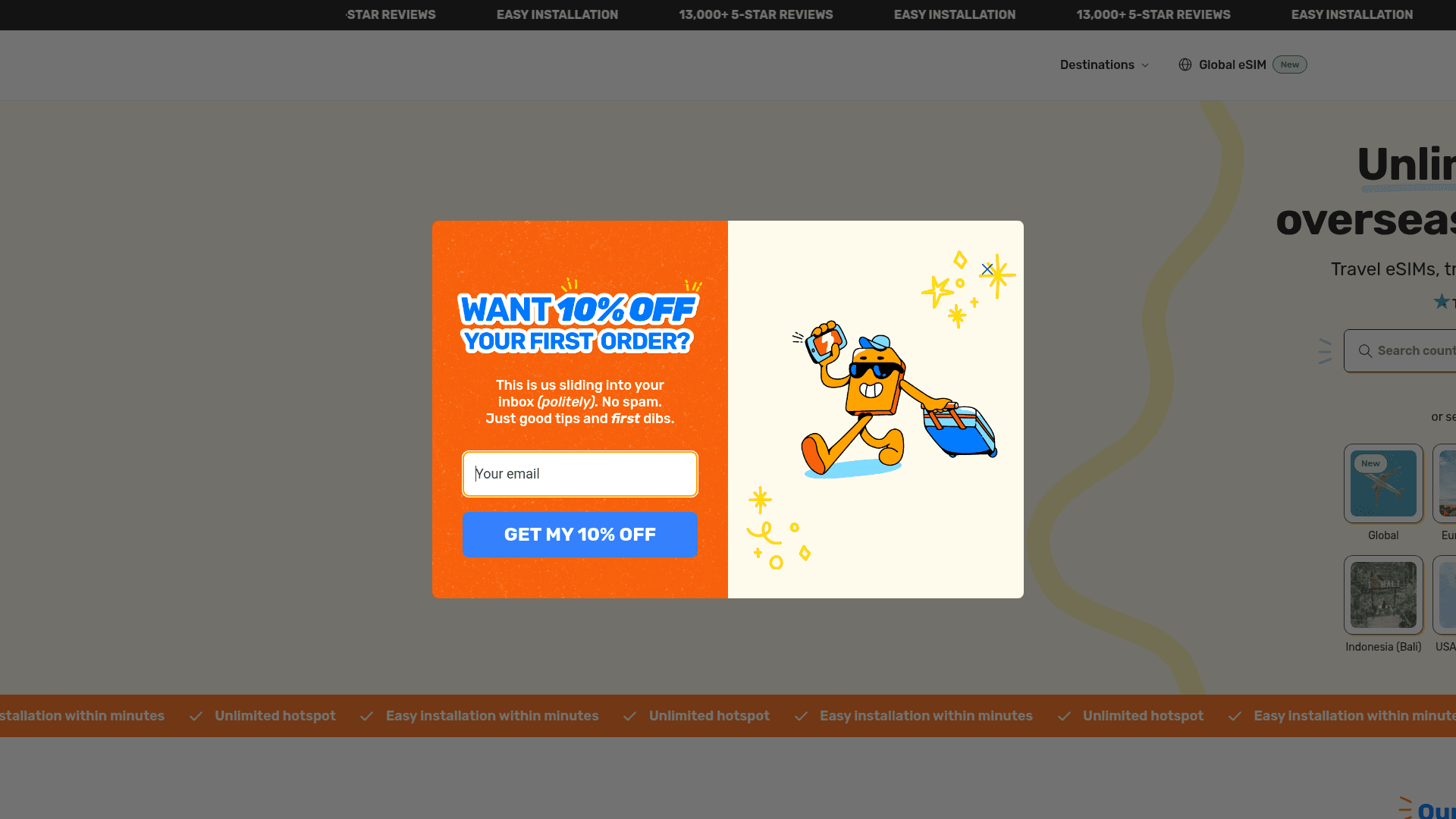 simify website screenshot